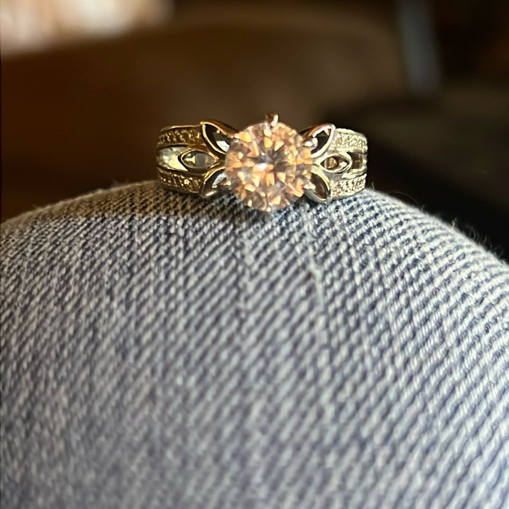 Sterling Silver 1.5 carat CZ Ring